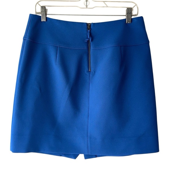 J CREW | NWOT | COBALT BLUE CROSSOVER A-LINE SKIRT FULLY LINED | SIZE: 8 - Picture 5 of 11